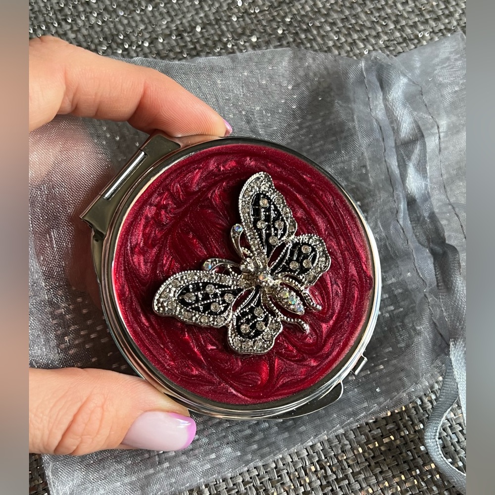 Double Sided Jewelled Mirror NEW